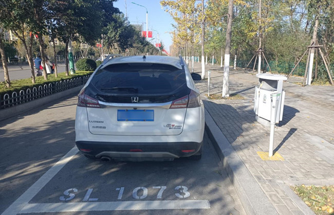 慧停車鄆城勝利街管理路段