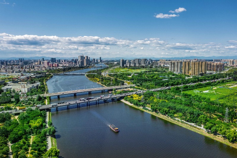 城市副中心天藍水清