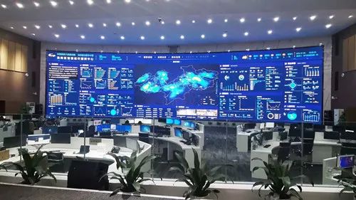 圖為深圳龍崗區智慧運行指揮中心 圖為深圳龍崗區智慧運行指揮中心