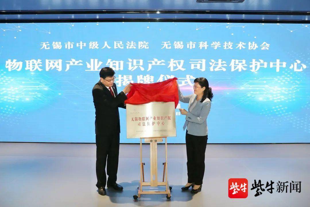 無錫“物聯網產業知識產權司法保護中心”揭牌