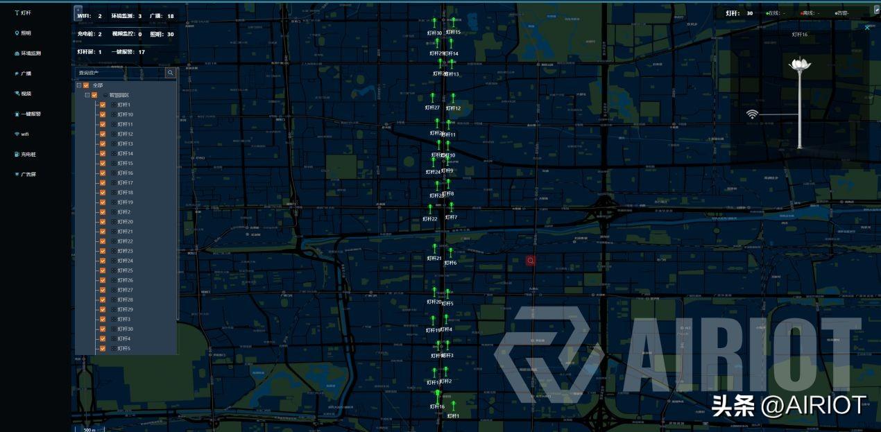 智慧燈桿管控系統 智慧燈桿管控系統
