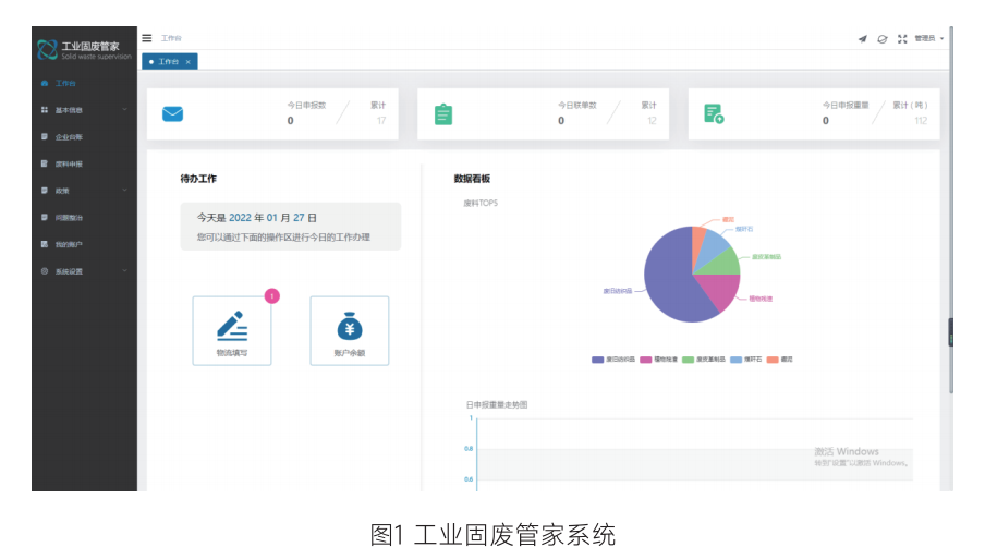 工業固廢管家系統 工業固廢管家系統