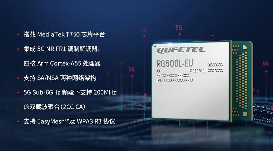 移遠通信工規級5G模組RG500L-EU再獲全球權威認證 移遠通信工規級5G模組RG500L-EU再獲全球權威認證