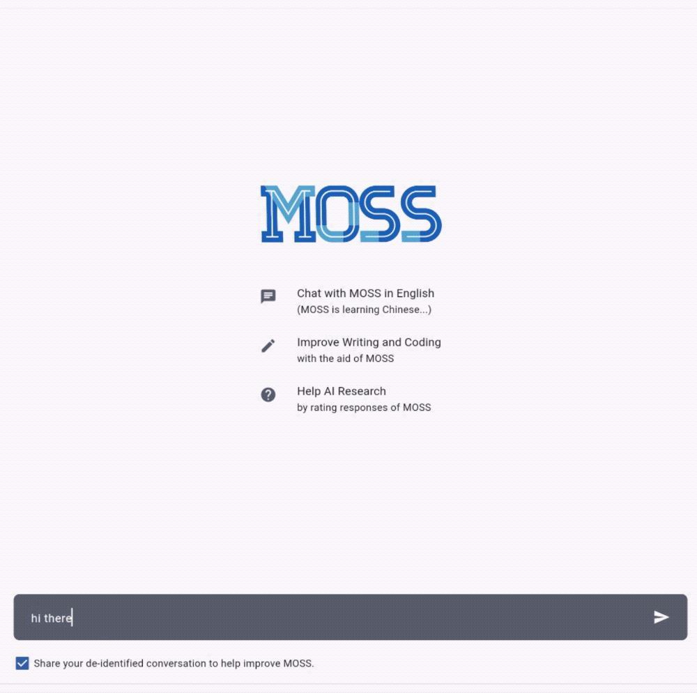 復旦團隊發布國內首個類ChatGPT模型MOSS 復旦團隊發布國內首個類ChatGPT模型MOSS