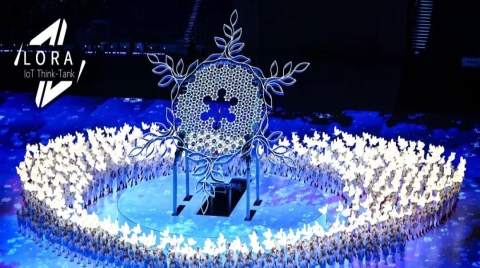 冬奧會開幕式上大“雪花”燈光秀的萬無一失，竟是LoRa在做保障！