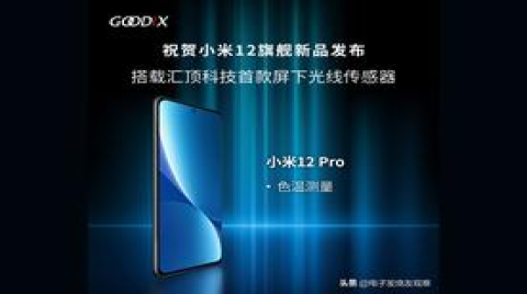 “隱藏”環境光傳感器，助力屏占比向100%邁進