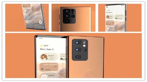 華為P60渲染圖曝光,將采用3D瀑布屏