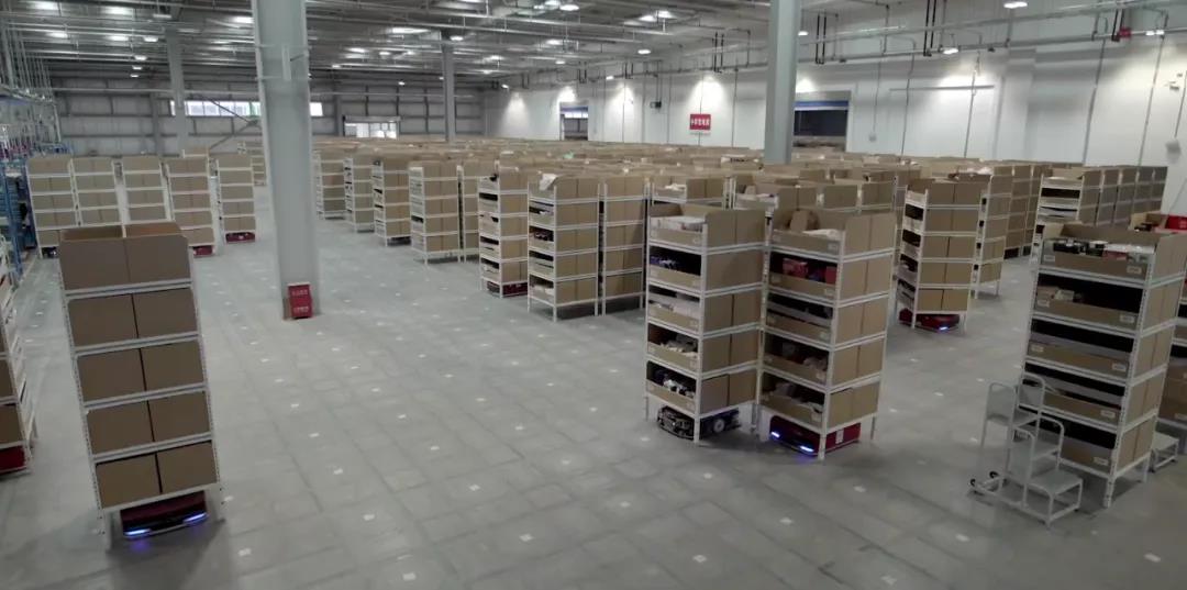 京東的智能無人倉庫 來源：紀錄片《算力覺醒》