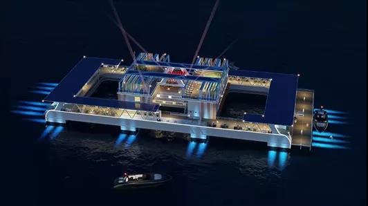 半潛式波浪能深遠海智能養殖旅游平臺“閩投1號”開工