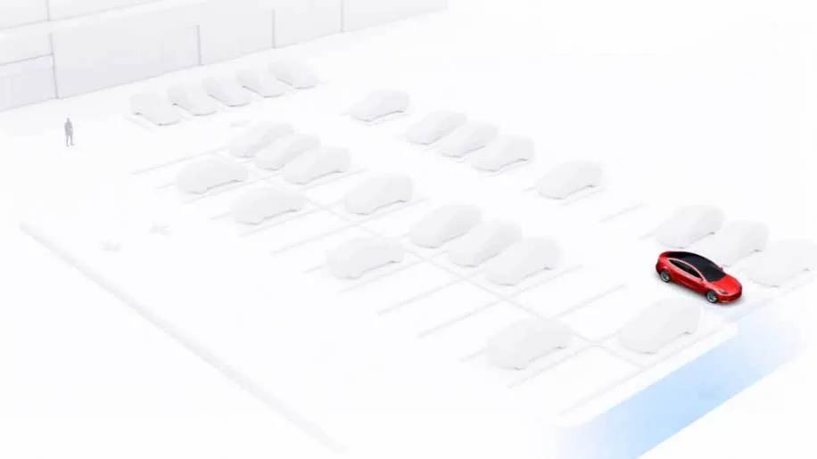 特斯拉測試“自動泊車”功能 特斯拉測試“自動泊車”功能